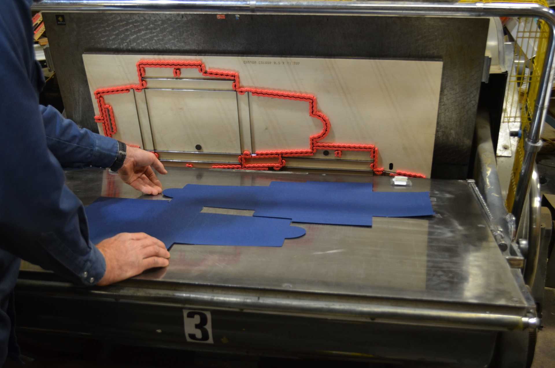 die cutting at Roylco